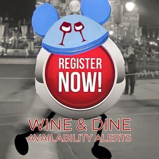 runDisney Wine & Dine Alerts