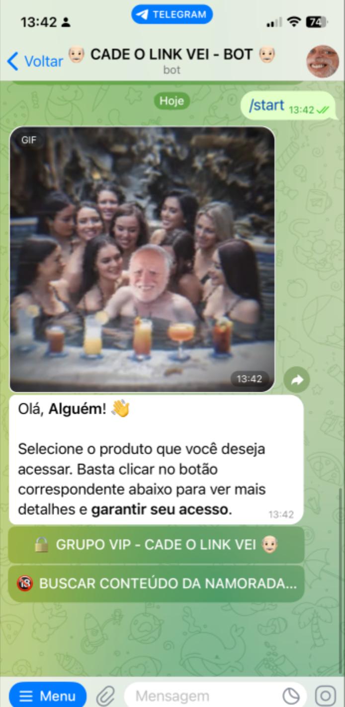 Telegram Bot Screen