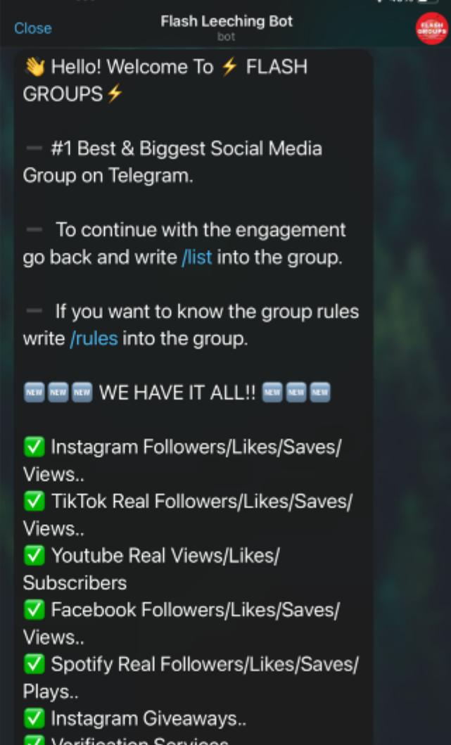 Telegram Bot Screen