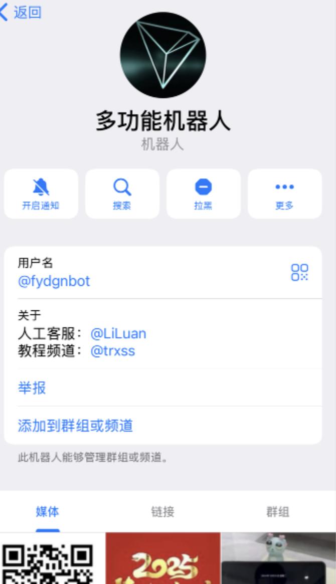 Telegram Bot Screen