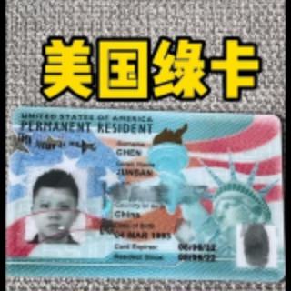 定制DIY美国绿卡